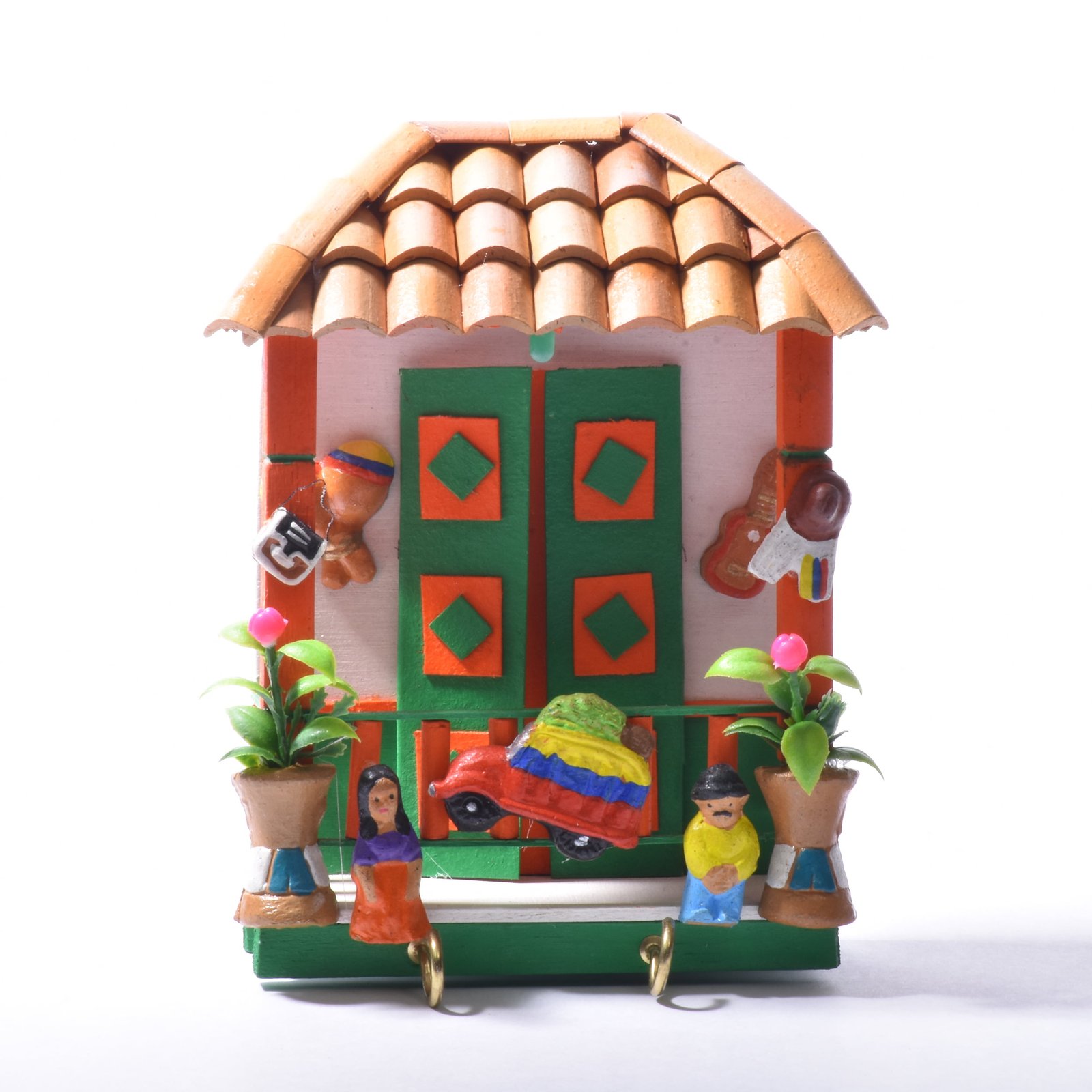 Artesanías del Paisaje Cultural Cafetero (PCC) Porta llaves, un trocito de nuestra cultura en tu casa.